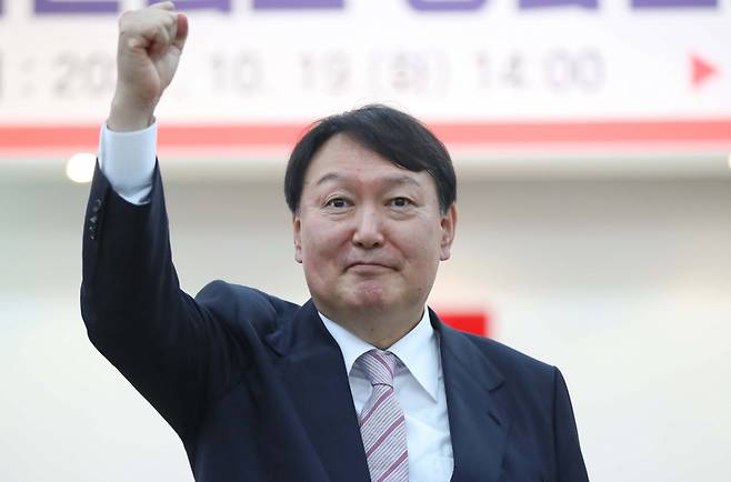 윤석열 국민의힘 대선 후보. [연합]