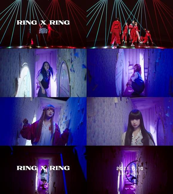 미스틱스토리 1호 걸그룹 빌리가 신곡 'RING X RING' 뮤직비디오 티저를 공개했다. /미스틱스토리 제공