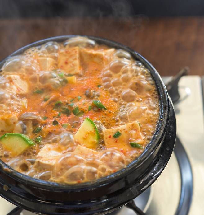 Classic doenjang jjigae (Holly Ford)