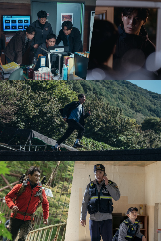 tvN 15주년 특별기획 '지리산'에서 주지훈의 추격전이 펼쳐진다./사진제공=에이스토리