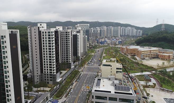 경기도 성남시 분당구 판교대장 도시개발사업구역 모습. [연합]