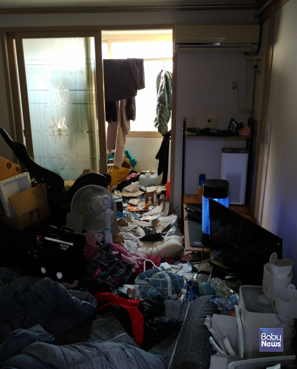 주거환경개선사업 전 집의 모습. ⓒ초록우산어린이재단