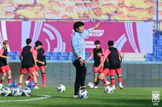 황인선 U-20 여자 축구대표팀 감독 [대한축구협회 제공. 재판매 및 DB 금지]