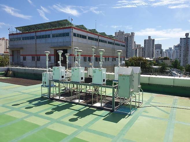 대기질종합측정소 모습. ※해당 사진은 기사 내용과 직접적 관련 없음. 연합뉴스