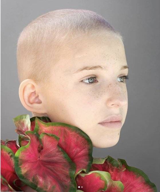 희귀성 간암 진단을 앓는 올리 와일드맨 할페른(12)은 또래 모임까지 결성할 정도로 소아암 연구 지원에 적극적이다. 인스타그램 캡처