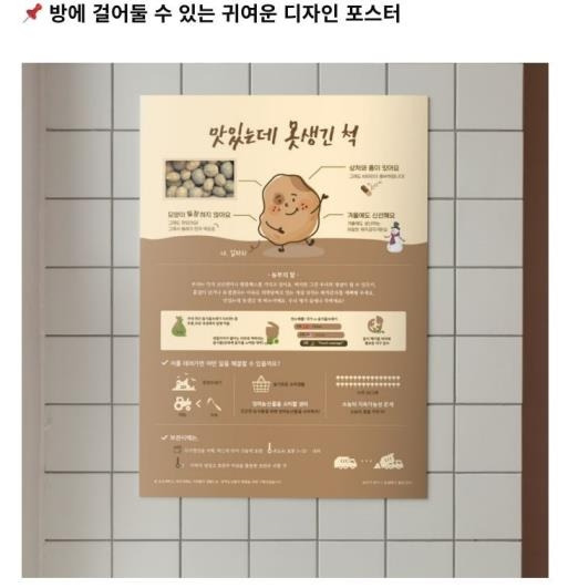 파치 감자 굿즈 홍보물 [제주대 제공. 재판매 및 DB 금지]