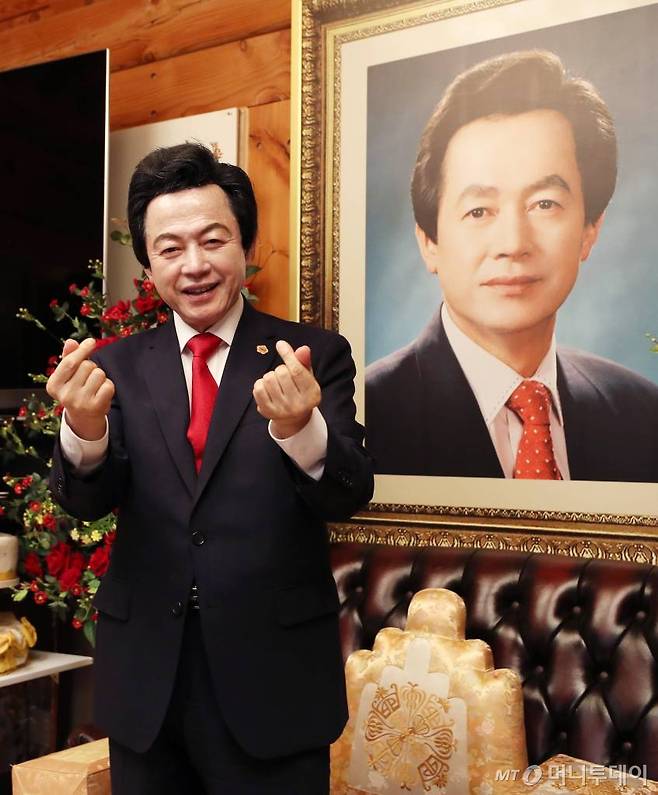 허경영 국가혁명당 대선 후보  /사진=김휘선 기자 hwijpg@