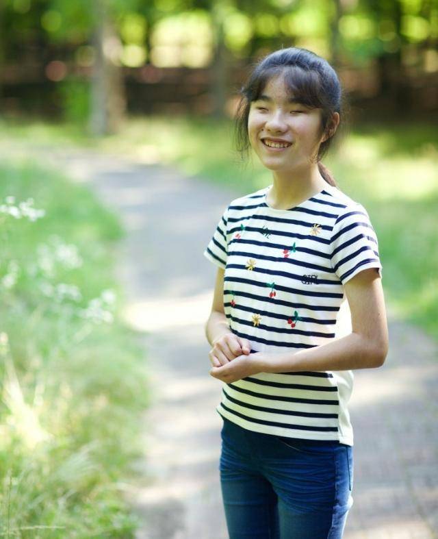 중학교 1학년 시절 유예은 모습. 가족 제공