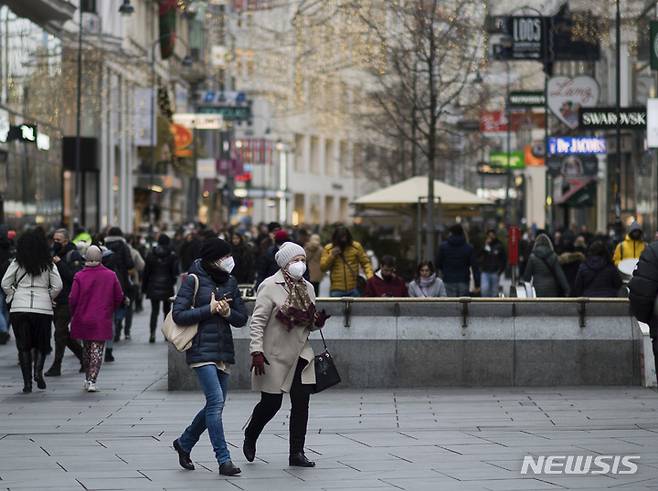 [AP/뉴시스] 17일 오스트리아 수도 빈 도심