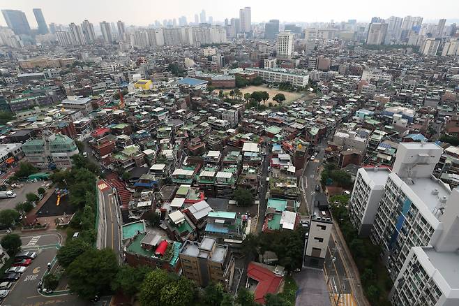 서울 영등포구 신길2구역 도심 공공주택 복합사업 후보지. [연합]