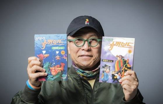 15일 중앙일보 스튜디오에서 인터뷰 중인 허영만 화백. 권혁재 기자