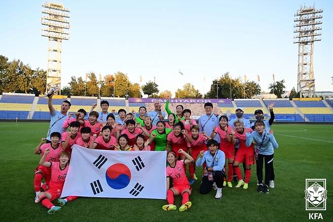 여자축구대표팀 [대한축구협회 제공. 재판매 및 DB 금지]