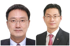 LG유플러스 임장혁(왼쪽), 박성율 전무. LG유플러스 제공