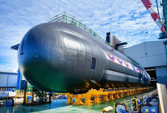 3000톤급 해군 잠수함 '신채호함'. 사진=해군 제공