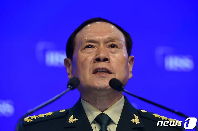 웨이펑허 중국 국무위원 겸 국방부장 <자료사진> © AFP=뉴스1