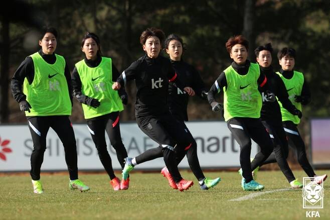 여자축구 국가대표팀(대한축구협회 제공)© 뉴스1