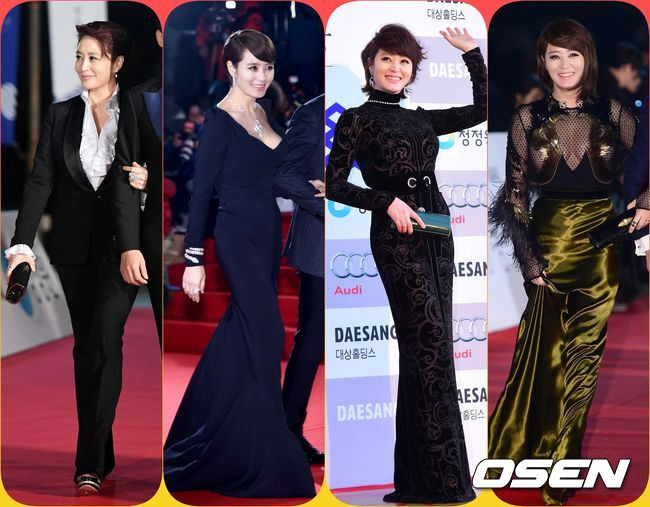 Kim Hye-soo, too.Kim Hye-soo, the goddess of Blue Dragon, showed off her unwavering beauty at the 42nd Blue Dragon Film Awards Red Carpet event held at KBS Hall in Yeouido, Seoul on the afternoon of the 27th.Kim Hye-soo stepped on Red Carpet as his first guest with Blue Dragon Man Yoo Yeon-Seok.Kim Hye-soo, who showed her alluring sensuality with a deep-breasted gray long dress, and her hair was completely digested and her 50s showed incredible visuals.Kim Hye-soo is a symbol and face of the Blue Dragon.Kim Hye-soo, who broke his first tape with MC at the 14th Blue Dragon Film Awards ceremony in 1993, has been accompanying the Blue Dragon Film Awards for the 28th time since then.Kim Hye-soo, who is responsible for the dignity of the awards ceremony with his excellent progression skills, brilliant intelligence, and deep affection for Korean movies.The unconventional Red Carpet fashion that catches the eye with steady self-management. Kim Hye-soo, the goddess of Blue Dragon, is expected every time.