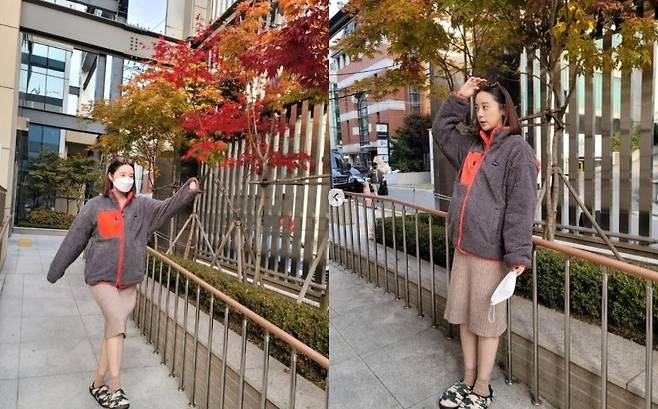 Hye-rim from Wonder Girls revealed the daily life of the preliminary mother and caught the eye with unchanging beauty.Hye-rim posted several photos on his 27th day with his article The color of autumn leaves is so beautiful. # I am happy with my eyes # Beauty of Nature.In the photo, Hyeolim poses in the background of red maple leaves wearing a knit skirt on a flys jumper.Hyeolim, who is pregnant, is still attracting attention with her fresh beauty and fashion sense while the beautiful D line is revealed little by little.On the other hand, Hye-rim revealed his relationship with Taekwondo player Shin Min-chul last year. He recently announced his pregnancy news and received many congratulations.