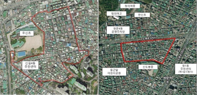 국토부는 28일 신길2구역, 쌍문역 서측 등 5곳을 도심 공공주택 복합사업 2차 예정지구로 지정했다고 밝혔다. /국토부 제공