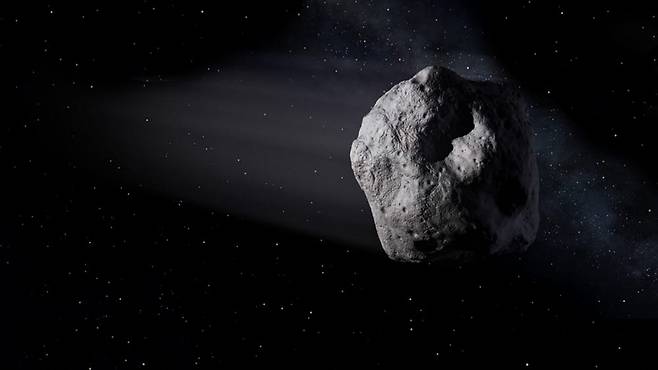 아포피스 소행성(출처 NASA)