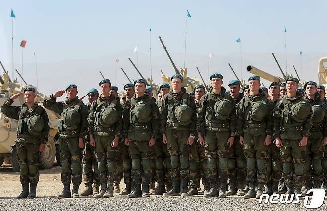 러시아가 연례 동계 군사훈련을 실시한다. © 로이터=뉴스1 © News1 정윤영 기자