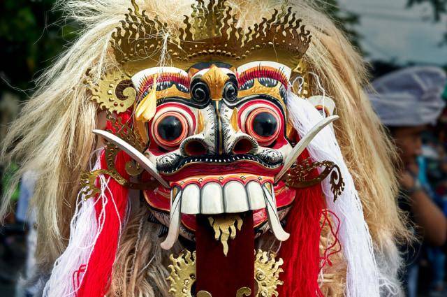 원래 자바 귀신이었으나 현재 발리의 상징으로 인식되는 '레악'. SNS 캡처