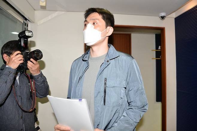 지난 4월 30일 서울 강남구 KBL 센터에서 열린 재정위원회에 출석한 기승호. /사진=연합뉴스