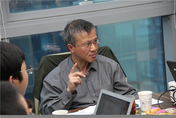 <2014년 베이징 법학대학원의 저명한 헌법학자 장첸판 교수의 모습/ wikipedia.org>