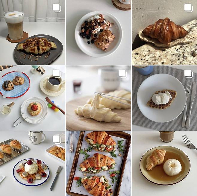 사진 인증 SNS 인스타그램에서 '홈베이킹 ' 해시태그(#)를 단 게시물은 240만 개에 달한다. /인스타그램 캡처