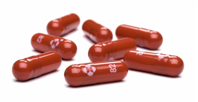 (사진) 몰누피라비르. 먹는 치료제로 개발되었으나 값이 비싸고 효과는 제한적인 것으로 알려졌다.