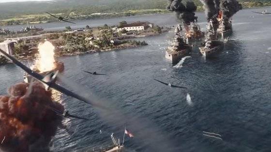 영화 '미드웨이'에서 진주만 공격 장면. 라이온스게이트