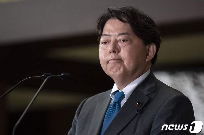 하야시 요시마사 일본 외무상 <자료사진> © AFP=뉴스1