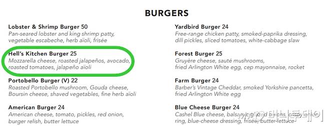 영국 런던 아이코닉 해로즈 백화점에 입점한 고든램지 버거 2호점에서 판매되는 헬스키친 버거 가격은 한화 3만9000원대로 확인됐다./사진=고든램지 버거 영국 홈페이지 캡처