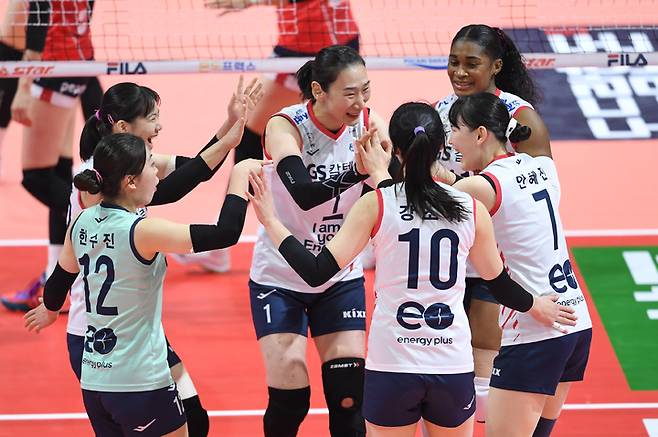 여자프로배구 GS칼텍스. (사진=한국배구연맹 제공) *재판매 및 DB 금지