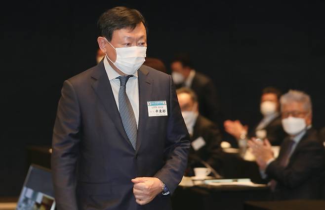 2020년 11월 한일경제인회의에 참석한 신동빈 롯데그룹 회장ⓒ연합뉴스