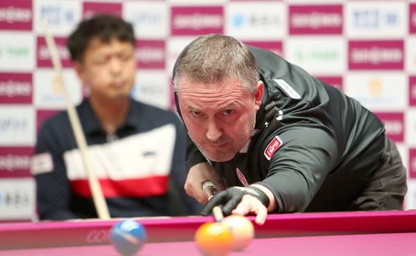 사진= 크라운해태 챔피언십에 출전한 프레드릭 쿠드롱, PBA 제공&nbsp;