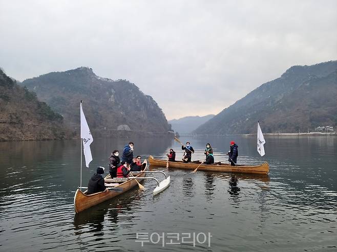 의암호 물래길 킹카누 체험