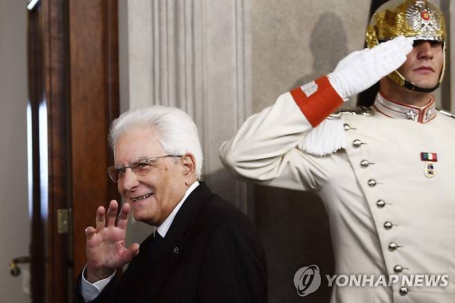 세르조 마타렐라 현 대통령 [AFP 연합뉴스 자료사진. 재판매 및 DB 금지]