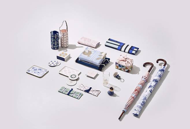 The Korea Craft & Design Foundation launched goods that feature Korean traditional patterns, available online. (Korea Craft & Design Foundation)