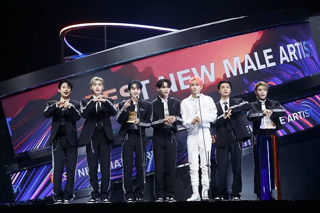 2021 Mnet Asian Music Awards takes place in CJ ENM Content Studio in Paju, Gyeonggi Province, on Saturday. (CJ ENM)