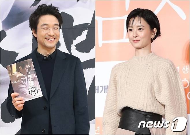 한석규(왼쪽) 정유미 © 뉴스1 DB
