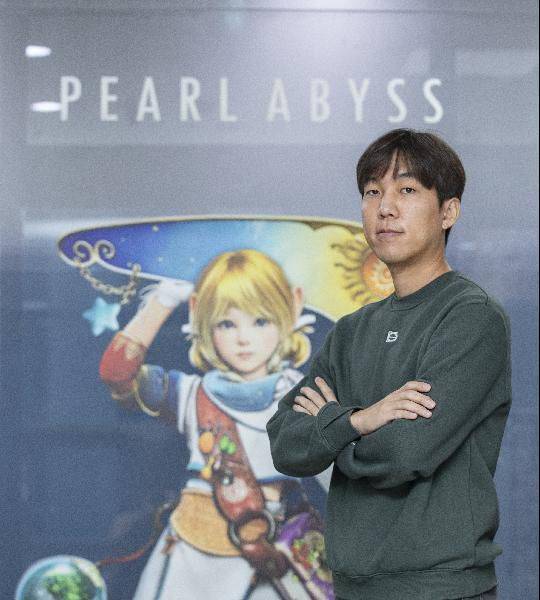 펄어비스 정경인 대표는 "메타버스 게임의 핵심은 현실과 구분이 불가능한 수준의 그래픽 완성도"라고 했다. /박상훈 기자