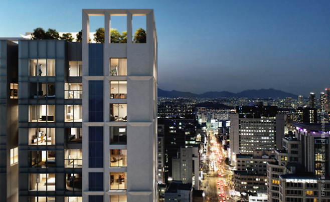 아스티 논현 조감도 [사진 = 롯데건설]