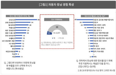 자동차 튜닝 특성 조사 (표=컨슈머인사이트)