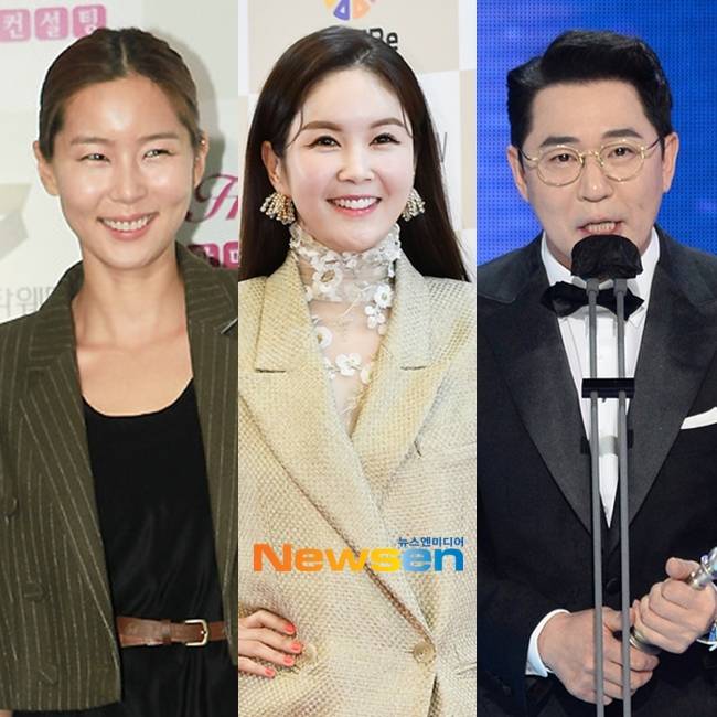왼쪽부터 김나영, 장영란, 붐