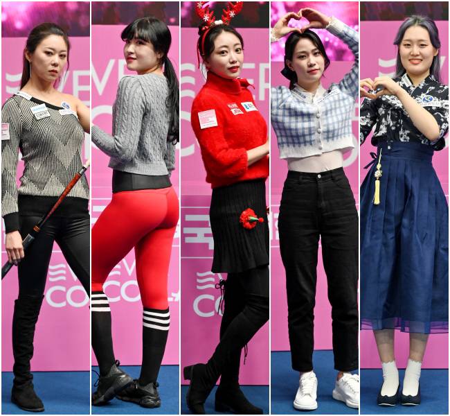 (왼쪽부터)김가영 김민지 오슬지 전애린 김보미