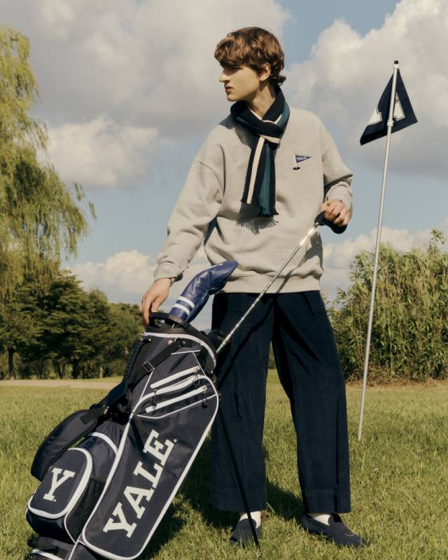 예일이 세계골프역사박물관과 협업해 한정 판매한 골프웨어. /사진 제공=워즈코퍼레이션