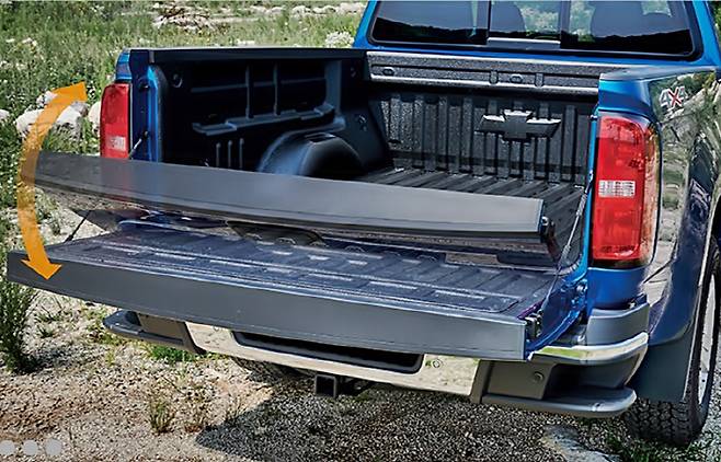 2022년형 콜로라도 적재함 [사진출처=쉐보레]