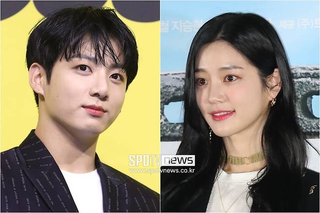 ▲ 방탄소년단 정국(왼쪽), 이유비 ⓒ곽혜미 기자 ⓒ스포티비뉴스DB