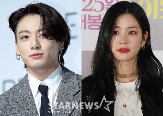 방탄소년단 정국(왼쪽), 이유비 /사진=스타뉴스